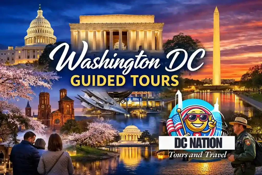 Explore Washington DC guided tours, monuments, museums, Capitol visits, and night tours. Discover expert-led experiences and top attractions in DC.